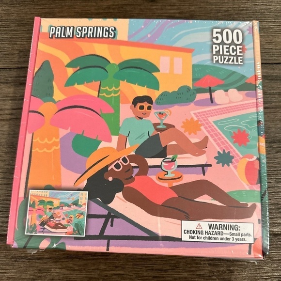 Palm Springs Puzzle 500 Pieces debored Puzzle‎ - Picture 1 of 2